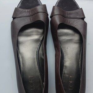 "LOFT" brown shoes